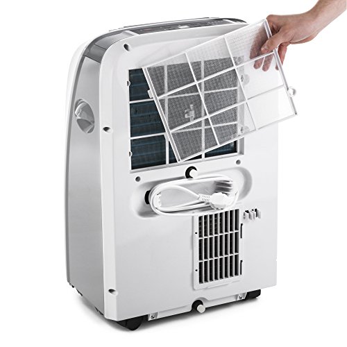 TROTEC Lokales mobiles Klimagerät Klimaanlage PAC 2000 SH mit 2 kW / 7.000 Btu (EEK: A) 4-in-1-Gerät: Klimatisierung, Heizfunktion, Ventilation, Entfeuchtung inkl. Fernbedienung, Timer, LED-Display, einstellbare Luftausblasrichtung, herausnehmbarer Luftfilter, uvm. - 2