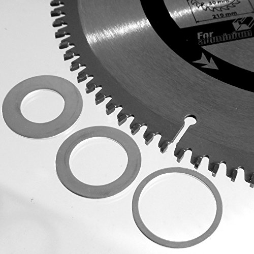 HM Kreissägeblatt Ø 210 x 30 / 25,4 / 20 / 16mm 100 Zähne Sägeblatt für Holz Alu - 3
