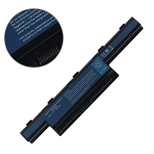 Laptop Akku Batterie für Acer Aspire 5552G 5750 5560V3 5560G 5733 5733Z 5736Z 5741 5741G 5741Z 5741ZG 5742 5742G 5742Z 5742ZG 7560 7560G 7741 7741G 7741Z 7741ZG 7750 7750G 7750ZG AS5741 AS10D31 AS10D51 AS10D61 AS10D71 Notebook Battery [Li-ion 10.8V 5200mAh]