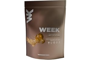 Weekontrol Batido Sustitutivo de Comida Week Shake con Alto Porcentaje de Proteína Vegetal para Mantener Peso. Batido Saciante en Variedad de Sabores (600gr (1 unidad), Capuccino)
