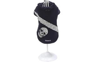 Croci C7374905 Sweatshirt Für Hunde, Shine'N Skull, 30 cm