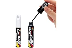 TUKNON Peinture de Voiture Retouche de Stylo,Retouche Peinture Voiture,Peinture de Voiture Retouche de Stylo RéParation,Stylo Retouche Peinture,2PC(Noir + Blanc)