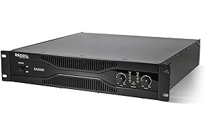 Amplificateur sono 2 x 1000W rack 19" XLR/RCA/Jack 6.35mm - Ibiza Sound SA2000