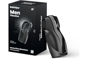 Satisfyer Men Vibration | Masturbador Masculino para Hombres | Juguetes sexuales Hombre realista | Masturbador extremo para el Pene | Vibrador impermeable (IPX7) | Sex Toys recargable