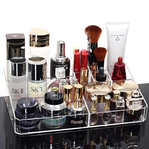 Preisvergleich Produktbild Neue Kosmetikbox Desktop-Aufbewahrungsboxen für Kosmetik, Transparente kreative Aufbewahrungsbox Kosmetikbox (Color : B)