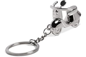 DonJordi Porte-clés scooter, argenté, taille unique