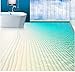 Produktbild Landschaft Bodenmalerei Moderne Bodenmalerei Tropischen Strand Boundless Sea Fan Wasserdichte Badezimmer Küche Pvc Wall Paper Selbst Wandaufkleber Boden Wandbild 200X140 Cm