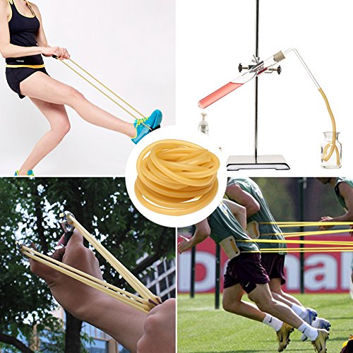 6*9mm Natural Latex Rubber Band Rubber Hose Catapult Slingshot Replacement for Outdoor Playing Hunting 3M