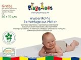 Playshoes 770211 Molton Betteinlage Kinderbett wasserdicht und atmungsaktiv, Oeko-Tex Standard 100, 50 x 70 cm