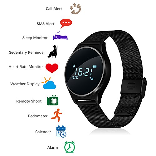 XCSOURCE® Smart Sport Wristband Armbanduhr Herzfrequenz Blutdruck Schlaf Monitor Wasserdichter Calorie Schrittzähler Fitness Tracker AC728 - 5