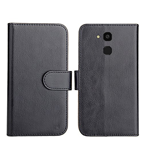 PREVOA Funda para Vernee M5 - Flip PU Funda Case Protictive para Vernee M5 Smartphone - Azul -