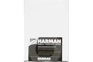 Ilford Paper – Direct Positive, Base Fiber, 1 K Brightness, 25 Sheets 5 x 7"