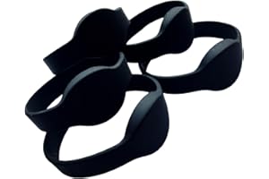 YARONGTECH® RFID 1K Bracelet RFID 13,56 MHz Iso14443 a Coque en Silicone Taille Adulte (Lot de 5)