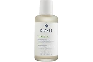 ‎RILASTIL Rilastil Acnestil Micropeeling, Intensives Gesichtspeeling mit Salicylsäure, Reinigungspeeling Gegen Hautunreinheiten, Für Unreine, Zu Akne Neigende Haut, 100 ml Packung