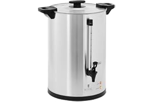 Royal Catering RC-CU20-2 Percolateur 20 L acier inoxydable Cafetière percolateur Pro cafetiere Percolateur à café