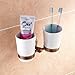 Produktbild STAZSY Europäischen antike Tasse Inhaber Zahnbürste Inhaber Zahnbürste Becher set Pinsel Becherhalter dual Getränkehalter, Becher-racks