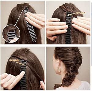 Outil Magique Pour Tresser Les Cheveux Faire Des Tresses Francaises Des Torsades Et Des Chignons Amazon Fr Beaute Et Parfum