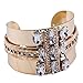 Produktbild WANZIJING Damen Armband, einzigartiges Engagement Armband Premium Luxus Diamant Manschette Kada Womens Bangles