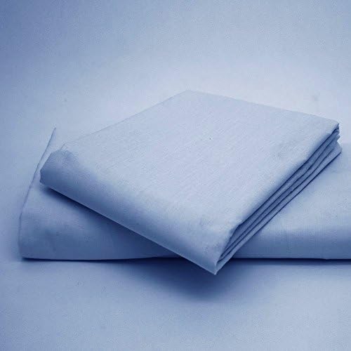 GlampTex tm Bed Sheets Fitted Sheet Luxury Bedding Sheet Single Double King Super King (Super King, Ice Blue)