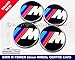 Price comparison product image BMW M SPORT WHEEL CENTRE CAPS 68MM SET OF FOUR