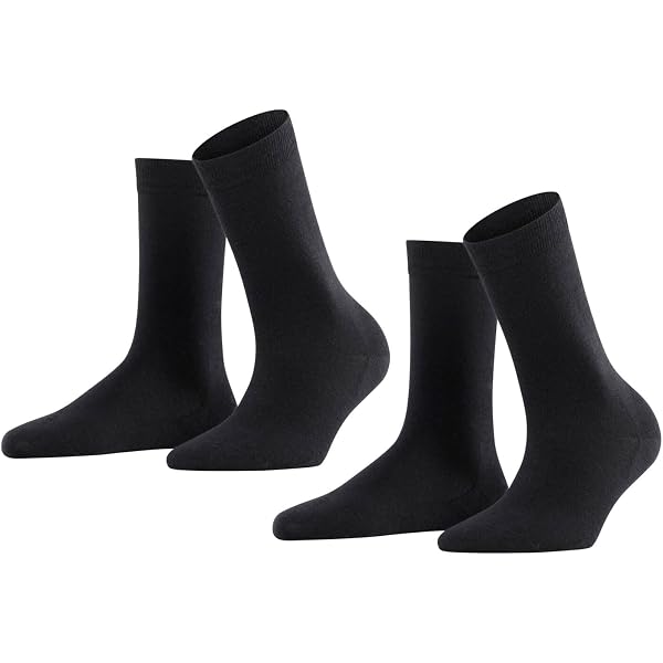 Ulla Popken Damen-Strümpfe 2er Pack – Ringelmuster, Perlweiß, Weicher Rippjersey, Elastische Bündchen