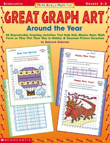 Great Graph Art Around the Year: Grades 2-3
