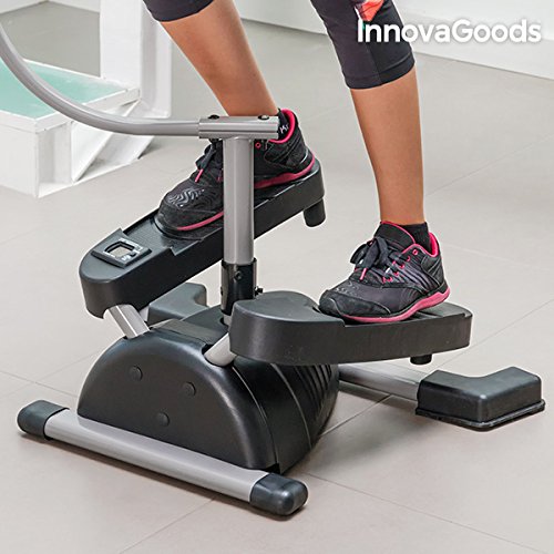 InnovaGoods IG116363 Máquina de Step, Unisex Adulto, Gris / Negro, Talla Única