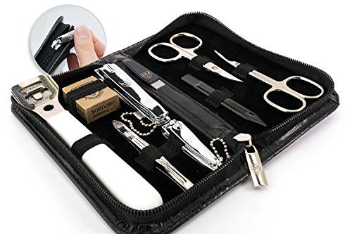 Drei Schwerter | Exklusives 9-teiliges Maniküre – Pediküre – Nagel – Pflege-Set / Etui | Markenqualität | VERSCHIEDENE FARBEN (523815) - 3