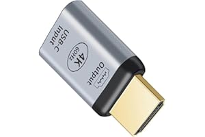 xiwai USB-C-Buchse auf HDMI-Stecker, HDTV-Adapter, 4 K, 60 Hz, 1080p, für Monitor, Tablet, Telefon, Laptop, nicht geeignet für HDMI-Host auf Typ-C-Displays