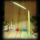 (Grün) 7W LED dimmbar schreib Tischlampe 600 lumen Klemmleuchte 48 LEDs mit Touch Funktion 5500-6500 Kelvin AC90-240V DC12V Universal - 5
