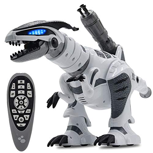 Preisvergleich Produktbild BeesClover Kinder RC Intelligentes Dinosaurier-Modell Elektrische Fernbedienung Roboter mechanisch mit Musiklicht Spielzeug