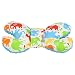 Infant \ Baby \ Toddler car seat , stroller butterfly head support BUTTERFLY Pillow (multicolour elephant/blue)