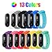 Produktbild H-Piano Bracelet Xiaomi Mi Band 3, (13 PCS) Silicone Band for XIAOMI Mi Band 3 Replacement Strap - Loss Prevention