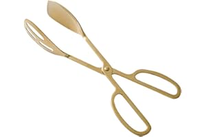 Chyir Edelstahl-Clip, dick, Küchen-Zubehör, Grill, Steak-Clip, Grill, Servierzange (Gold)