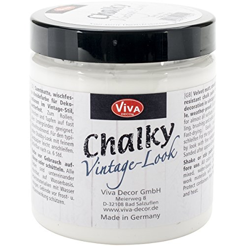 Viva Decor Acryl kalkhaltige Vintage-Paint 8 oz-white