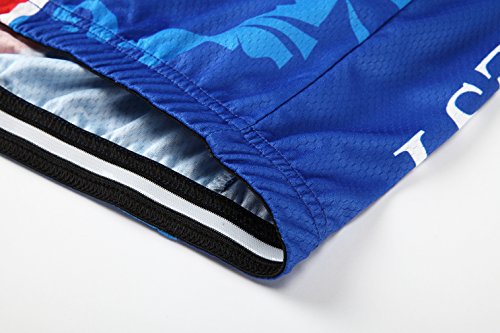 [Größe:S-5XL][option:Trägerhose,3D 2.8cm Sitzpolster] Fahrrad Trikot Langarm Radhose Radtrikot Fahrradbekleidung Herren Männer Hemd mit lange Ärmeln Set Cycling OutdoorTrikots Windjacke Neue - 6