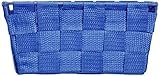 WENKO 20358100 Aufbewahrungskorb Adria Mini Blau – Badkorb, rechteckig, Kunststoff-Geflecht, Polypropylen, 19 x 9 x 14 cm - 2