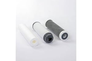 Vyair AquaFilter Replacement Set of 3 Water Filter Cartridges 10" x 2.5" for VYAIR RO-200 Reverse Osmosis Purification System