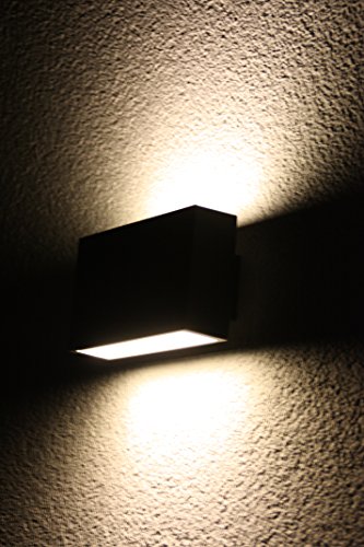 Ranex 5000.485 LED Wand Außenleuchte mit up und down light, 412 Lumen, warm weiß - 4