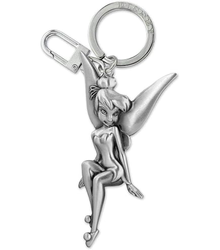 Disney Tinker Bell Letter N Pewter Key Chain