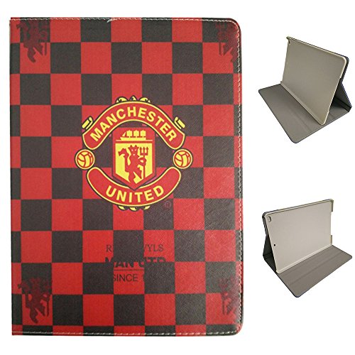 [ Case for ipad Air 2 ] ipad Air 2 Flip Case , UK-Cherry Real Madrid Barcelona Chelsea Manchester United AC Milan Liverpool Arsenal Football Team Team Logo Pattern Design Series Flip PU Leather Case Cover for Apple ipad Air 2 ( Manchester United )