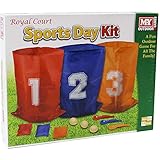 juegos infantiles tradicionales al aire libre ¡Haga una carrera de sacos, un lanzamiento de bolsas de frijoles y una carrera de huevos y cucharas, todo con este gran kit!