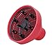 Foldable Hair Dryer Hairdryer Diffuser 5-13.5cm Red and Black