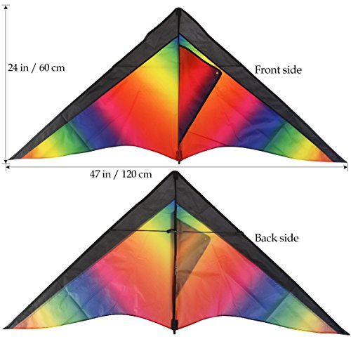 BESTOYARD Rainbow Kite for Kids and Adults Easy Flyer Kite for Outdoor Games Activities with String reviews BESTOYARD Rainbow Kite for Kids and Adults Easy Flyer Kite for Outdoor Games Activities with String