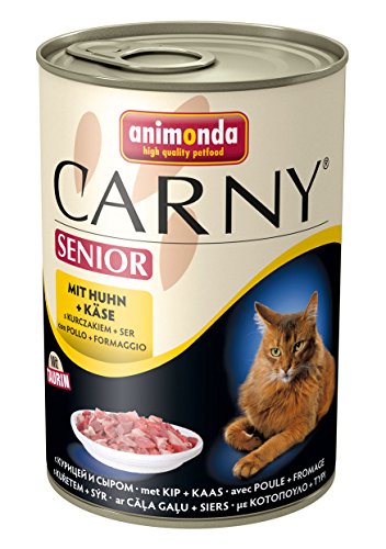 Animonda Carny Senior mit Huhn plus Käse, 6er Pack (6 x 400 g)