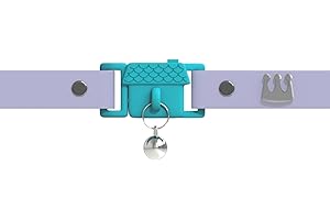 Colliers pour Chats et Chatons Kittyrama. Vu dans Vogue. Gagnant du Prix. Vétérinaire approuvé. Breakaway, hypoallergénique, Confortable et Doux. Mauve. Autres modèles Disponibles