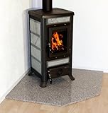 Eck-Funkenschutzplatte GRANIT Bodenplatte, Unterlage f....