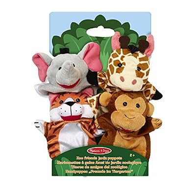 Melissa & Doug - 19081 - Marionnettes À Gaine Amis Du Jardin Zoologique