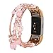 Produktbild Fitbit Charge 2 armband, SHOBDW Neuankömmling Mode Sport Perlen Armband Armband für Fitbit Charge 2 (155- 170mm, Rosa)
