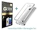 Produktbild Hülle Samsung Galaxy S6 und Panzerglas ***2 in 1 Set ** Combo Packet inklusive Hülle MAXXmobile SILVER Tasche Schutzhülle Case Cover Bumper Silikon Schutzhülle Back Samsung Galaxy S6 Hülle Samsung Galaxy S6 Electroplate Hülle Samsung Galaxy S6